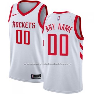 Maillot Houston Rockets Personnalise 17-18 Blanc