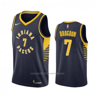 Maillot Indiana Pacers Malcolm Brogdon #7 Icon Bleu