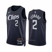 Maillot Los Angeles Clippers Kawhi Leonard #2 Ville 2023-24 Bleu