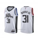 Maillot Los Angeles Clippers Marcus Morris Sr. #31 Ville Blanc