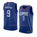 Maillot Los Angeles Clippers Tyrone Wallace #9 Icon 2018 Bleu