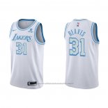 Maillot Los Angeles Lakers Austin Reaves #31 Ville 2021-22 Blanc