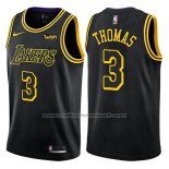 Maillot Los Angeles Lakers Isaiah Thomas #3 Ville 2018 Noir