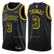 Maillot Los Angeles Lakers Isaiah Thomas #3 Ville 2018 Noir