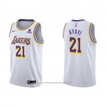 Maillot Los Angeles Lakers Joel Ayayi #21 Association 2021-22 Blanc