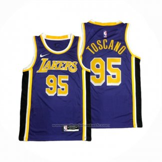 Maillot Los Angeles Lakers Juan Toscano-Anderson #95 Statement 2020-21 Volet