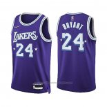 Maillot Los Angeles Lakers Kobe Bryant #24 Ville Edition 2021-22 Volet
