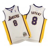 Maillot Los Angeles Lakers Kobe Bryant #8 Hardwood Classics Blanc