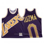Maillot Los Angeles Lakers Kyle Kuzma #0 Mitchell & Ness Big Face Volet