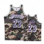 Maillot Los Angeles Lakers LeBron James #23 Camouflage