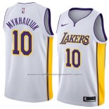 Maillot Los Angeles Lakers Sviatoslav Mykhailiuk #10 Association 2018 Blanc