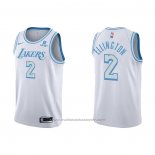 Maillot Los Angeles Lakers Wayne Ellington #2 Ville 2021-22 Blanc