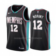 Maillot Memphis Grizzlies Ja Morant #12 20th Classic Noir