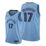 Maillot Memphis Grizzlies Jonas Valanciunas #17 Statement Bleu