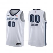 Maillot Memphis Grizzlies Personnalise Association Blanc