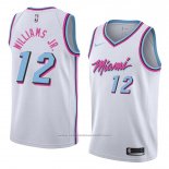 Maillot Miami Heat Matt Williams Jr. #12 Ville 2018 Blanc