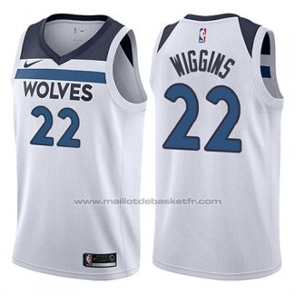 Maillot Minnesota Timberwolves Andrew Wiggins #22 2017-18 Blanc