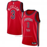 Maillot New Orleans Pelicans Cj Mccollum #3 Statement 2023-24 Rouge