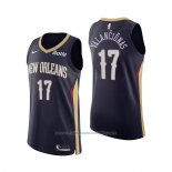 Maillot New Orleans Pelicans Jonas Valanciunas #17 Icon Authentique Bleu