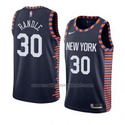 Maillot New York Knicks Julius Randle #30 Ville 2019 Bleu