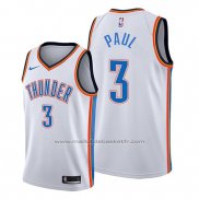 Maillot Oklahoma City Thunder Chris Paul #3 Association Blanc