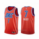 Maillot Oklahoma City Thunder Darius Bazley #7 Statement 2021 Orange