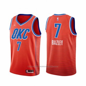 Maillot Oklahoma City Thunder Darius Bazley #7 Statement 2021 Orange