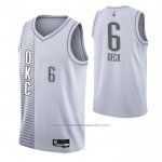 Maillot Oklahoma City Thunder Gabriel Deck #6 Ville 2021-22 Blanc