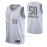 Maillot Oklahoma City Thunder Jeremiah Robinson-earl #50 Ville 2021-22 Blanc