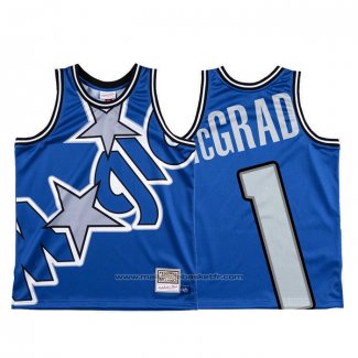 Maillot Orlando Magic Tracy McGrady #1 Mitchell & Ness Big Face Bleu