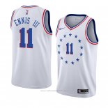 Maillot Philadelphia 76ers James Ennis III #11 Earned 2018-19 Blanc