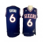 Maillot Philadelphia 76ers Julius Erving #6 Retro Bleu