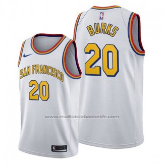 Maillot Phoenix Suns Alec Burks #20 Classic 2019-20 Blanc