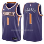 Maillot Phoenix Suns Devin Booker #1 2017-18 Volet