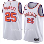 Maillot Phoenix Suns Mikal Bridges #25 Classic 2018 Blanc