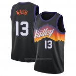 Maillot Phoenix Suns Steve Nash #13 Ville 2020-21 Noir