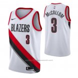 Maillot Portland Trail Blazers C.j. McCollum #3 Association 2020-21 Blanc