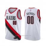Maillot Portland Trail Blazers Carmelo Anthony #00 Association 2019-20 Blanc