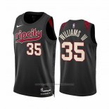 Maillot Portland Trail Blazers Robert Williams III #35 Ville 2023-24 Noir