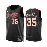 Maillot Portland Trail Blazers Robert Williams III #35 Ville 2023-24 Noir