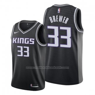 Maillot Sacramento Kings Corey Brewer #33 Statement Noir