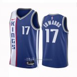 Maillot Sacramento Kings Kessler Edwards #17 Ville 2023-24 Bleu