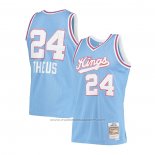 Maillot Sacramento Kings Reggie Theus #24 Hardwood Classics 1985-86 Bleu