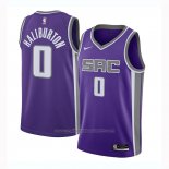 Maillot Sacramento Kings Tyrese Haliburton #0 Icon 2020-21 Noir