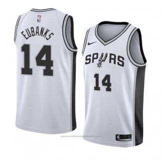 Maillot San Antonio Spurs Drew Eubanks #14 Association 2018 Blanc