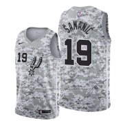 Maillot San Antonio Spurs Luka Samanic #19 Earned 2019-20 Camouflage