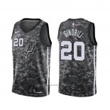 Maillot San Antonio Spurs Manu Ginobili #20 Ville Camouflage