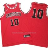 Maillot Shohoku #10 Rouge