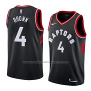 Maillot Toronto Raptors Lorenzo Brown #4 Statement 2018 Noir