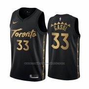 Maillot Toronto Raptors Marc Gasol #33 Ville Edition Noir